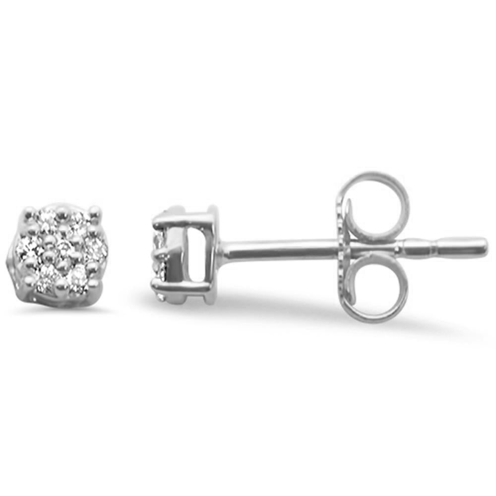 .11ct G SI 14K White Gold Diamond STUD EARRINGS