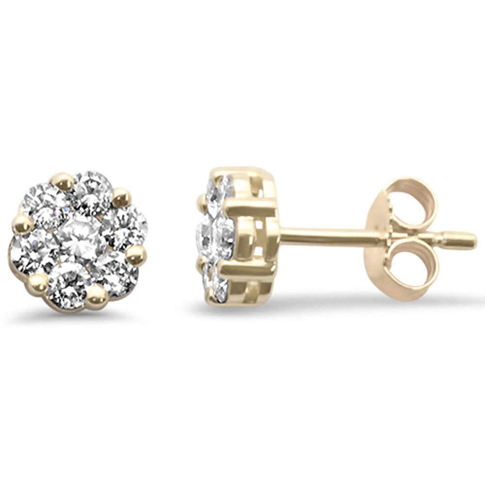 ''SPECIAL! .73ct G SI 14K Yellow GOLD Diamond Earrings''