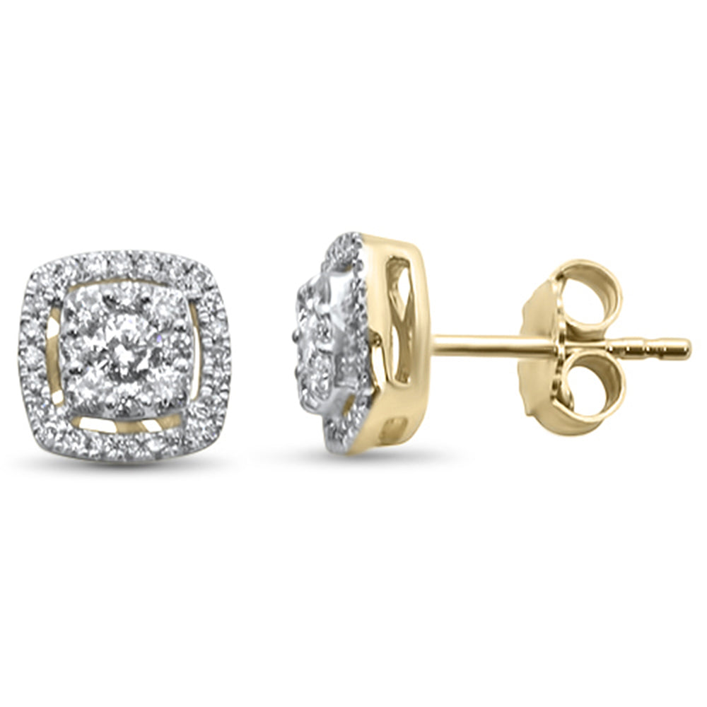 ''SPECIAL! .48ct G SI 10K Yellow Gold Diamond EARRINGS''