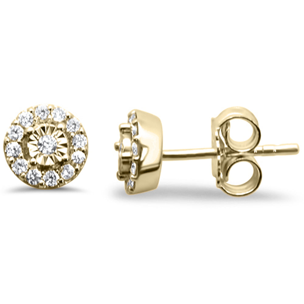 .23ct G SI 14K Yellow Gold Diamond Stud EARRINGS