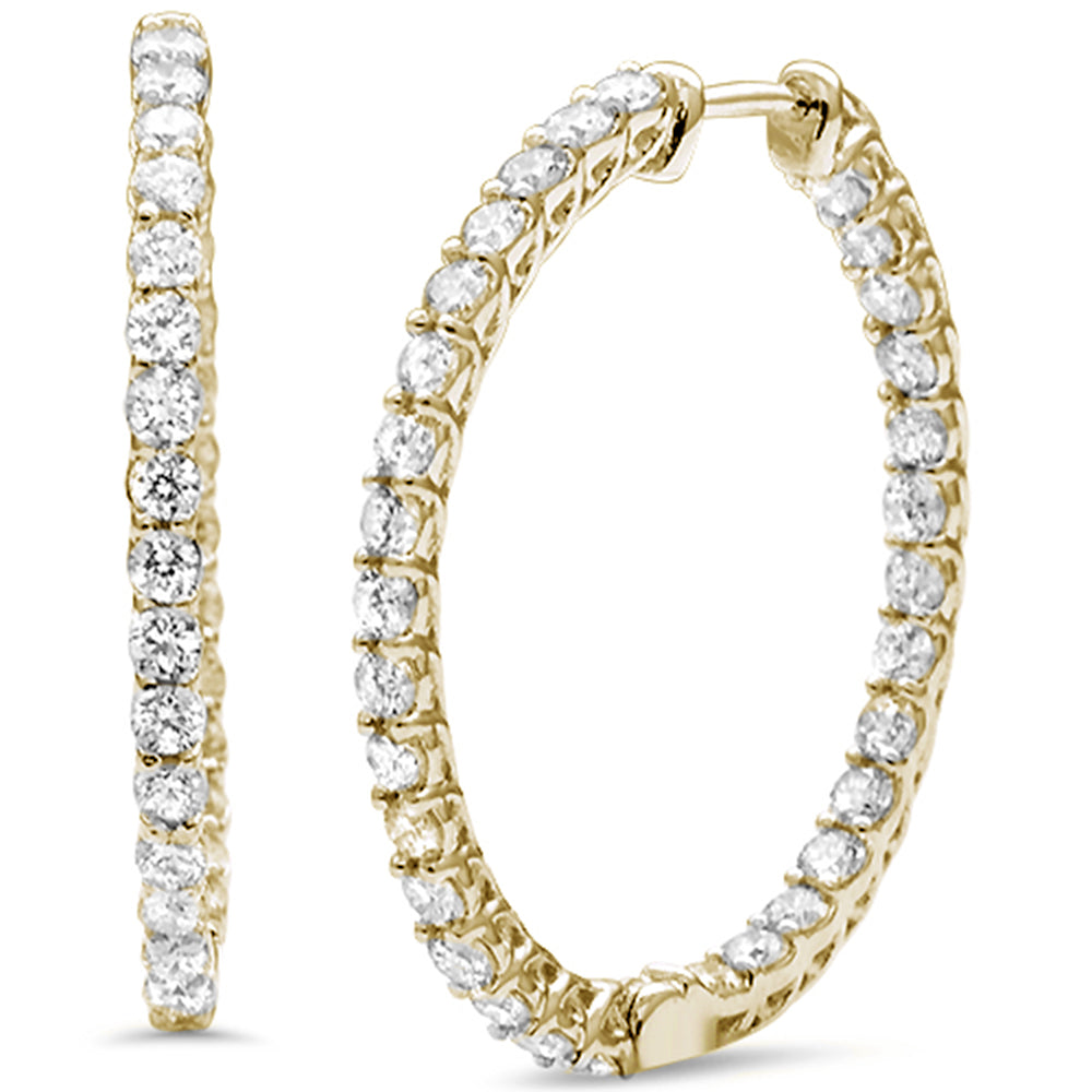 ''SPECIAL! 1.99ct G SI 14K Yellow Gold Diamond Hoop EARRINGS''