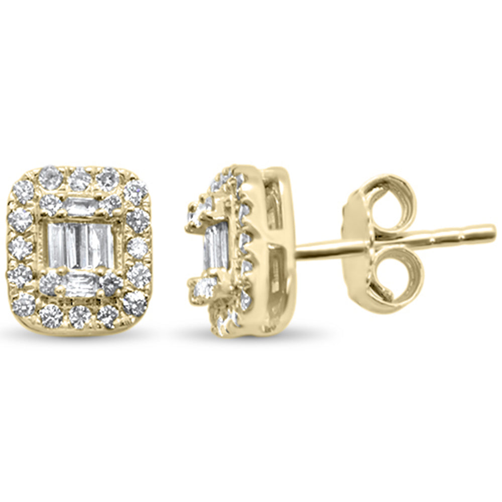 ''SPECIAL! .40ct G SI 14K Yellow GOLD Baguette Diamond Earrings''