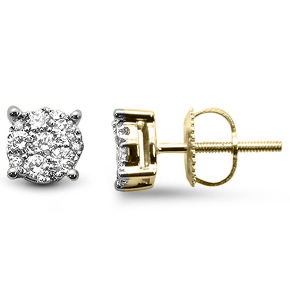 ''SPECIAL! .41ct G SI 14K Yellow Gold Diamond STUD Solitaire Style EARRINGS''