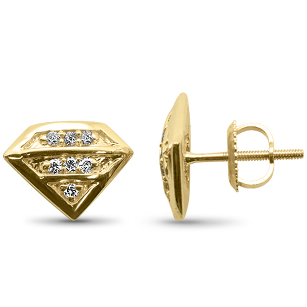 ''SPECIAL! .13ct G SI 10K Yellow Gold Diamond Fashion EARRINGS''