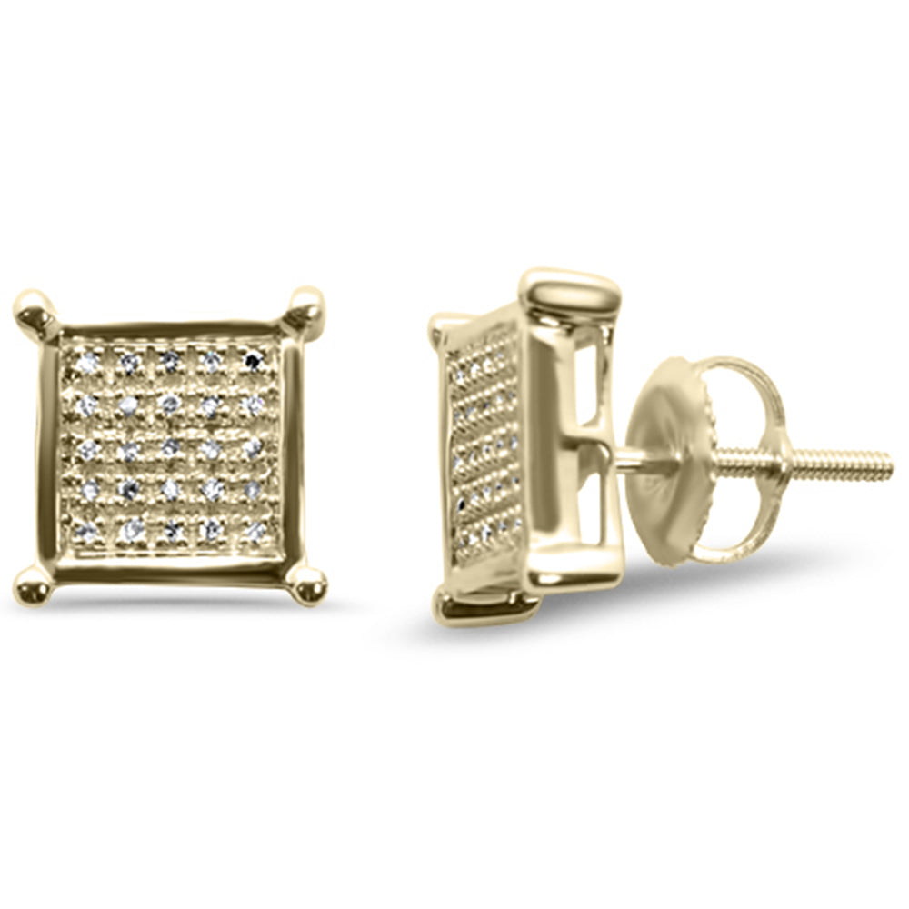 ''SPECIAL! .10ct G SI 10K Yellow Gold Diamond Fashion EARRINGS''
