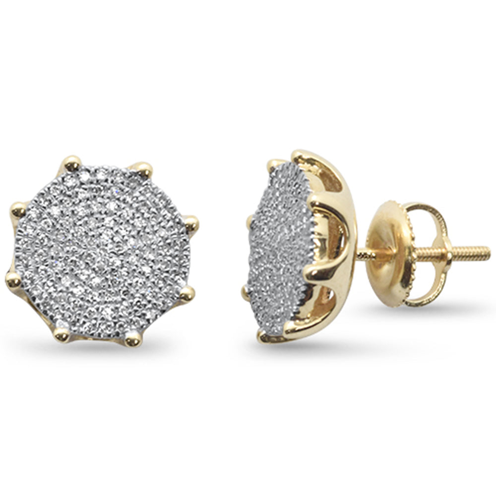 ''SPECIAL!  .29ct G SI 10K Yellow GOLD Diamond Fashion Earrings''