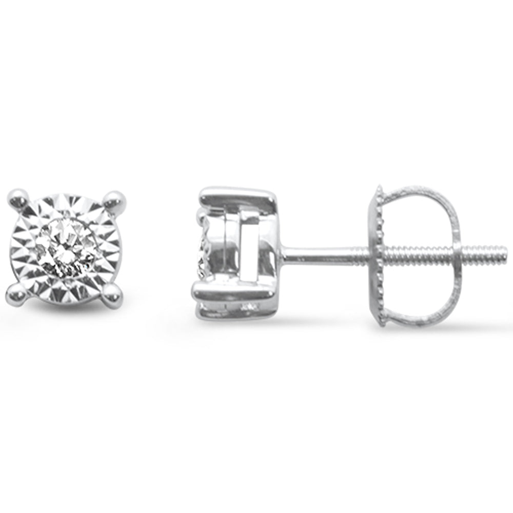 ''SPECIAL! .16ct G SI 10K White Gold Diamond Fashion EARRINGS''