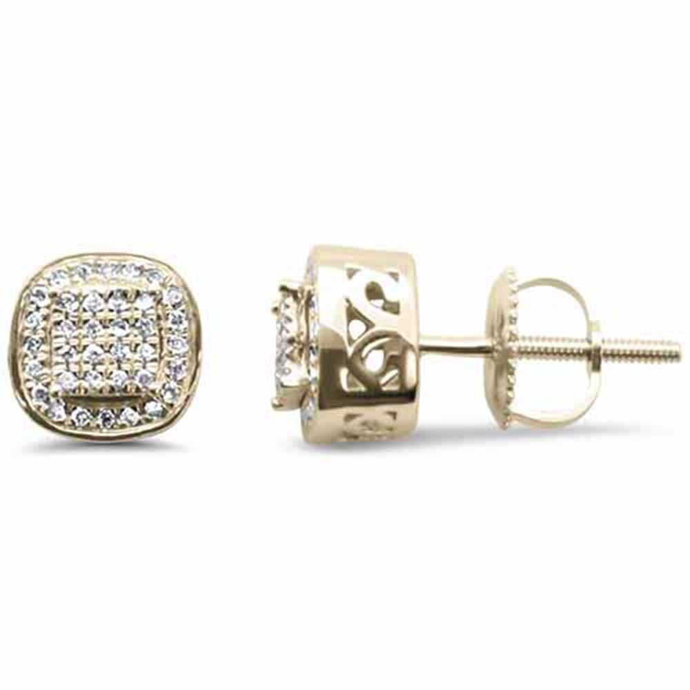 ''SPECIAL! .12ct G SI 10K Yellow Gold Diamond Fashion EARRINGS''