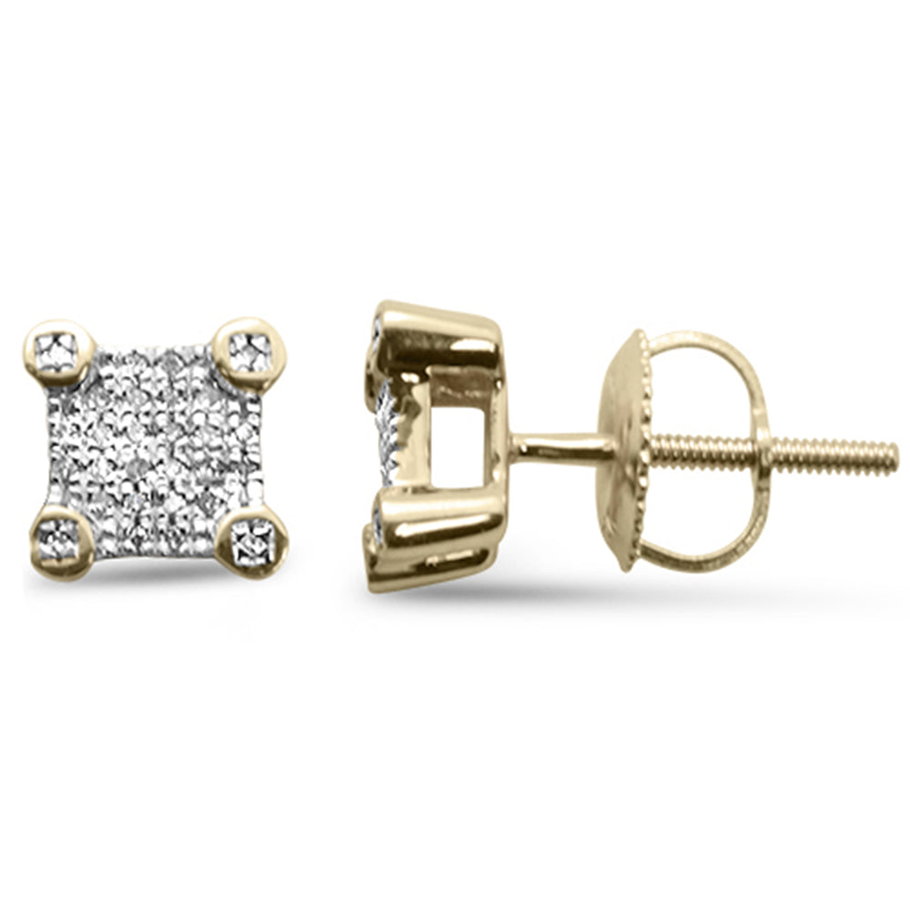 ''SPECIAL! .08ct G SI 10K Yellow GOLD Diamond Fashion Earrings''