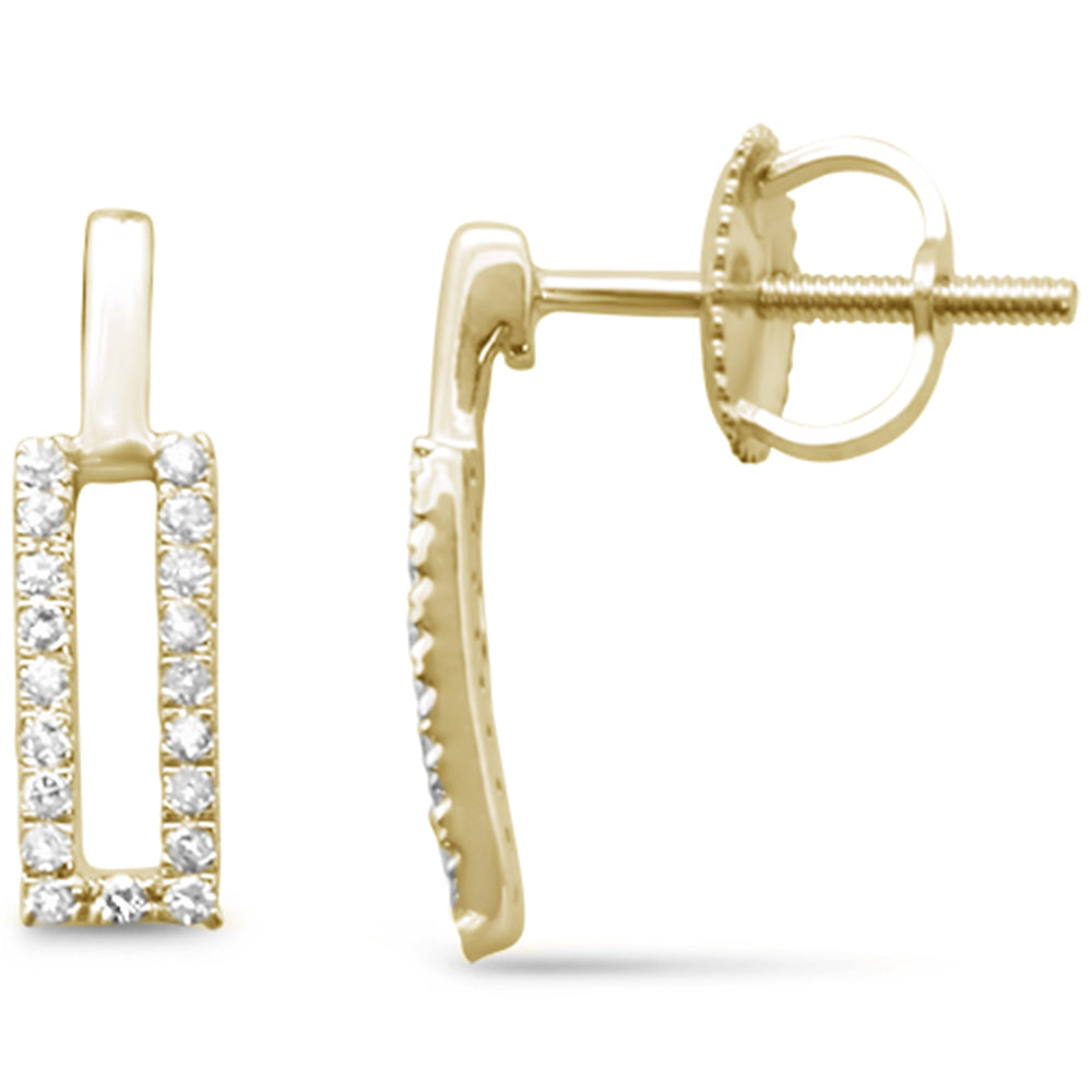 .11ct G SI 10K White Gold Diamond Fashion EARRINGS