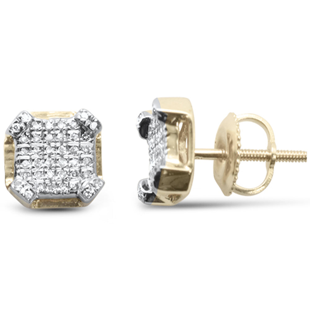 ''SPECIAL! .13ct G SI 10K Yellow Gold Diamond Fashion EARRINGS''