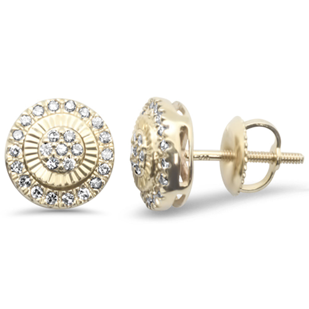 ''SPECIAL!.26ct G SI 10KT Yellow Gold DIAMOND Round Fashion Earrings''