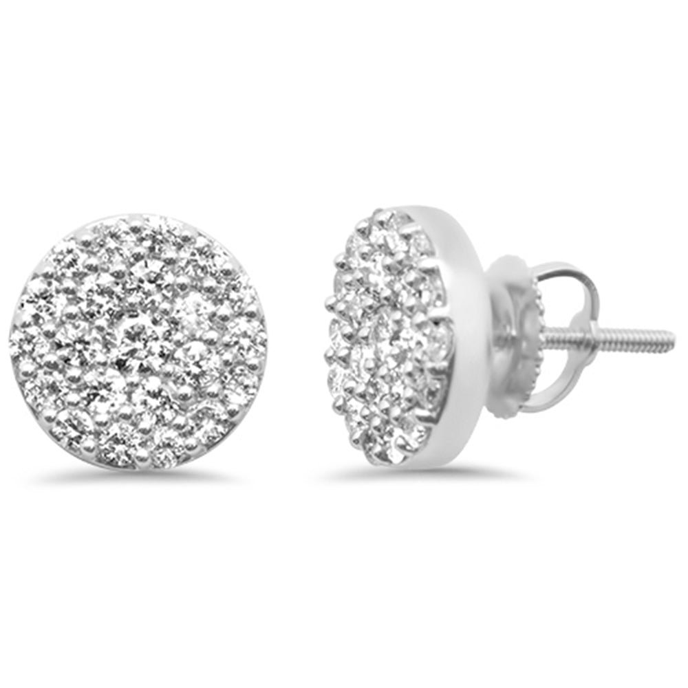 ''SPECIAL! 1.01ct G SI 14K White Gold Round Shaped EARRINGS''