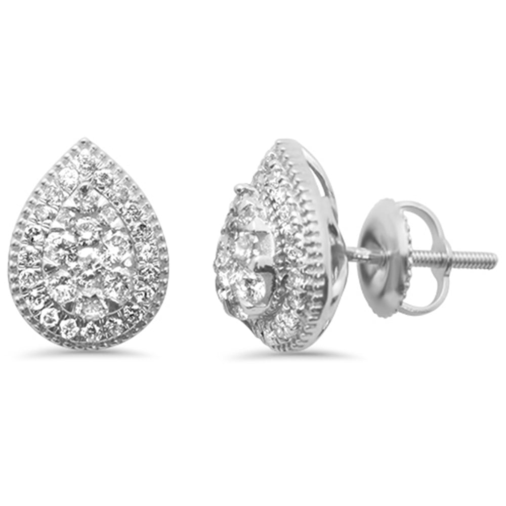 ''SPECIAL! .60ct G SI 14K White Gold Pear Shaped EARRINGS''