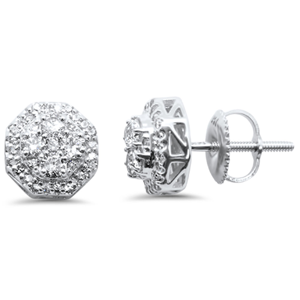 ''SPECIAL! .52ct G SI 14K White Gold  Filigree EARRINGS''