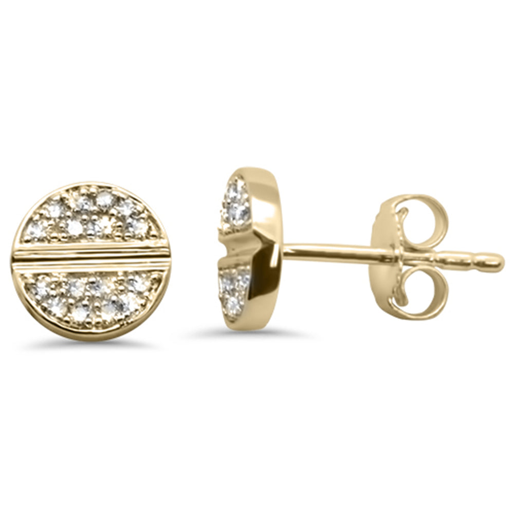 ''SPECIAL!.16ct G SI 14K Yellow Gold DIAMOND Round Shaped Earring''