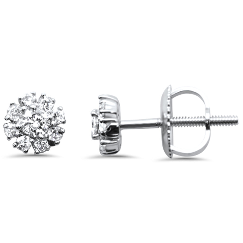 ''SPECIAL! .27ct G SI 14K White Gold Round DIAMOND Earrings''
