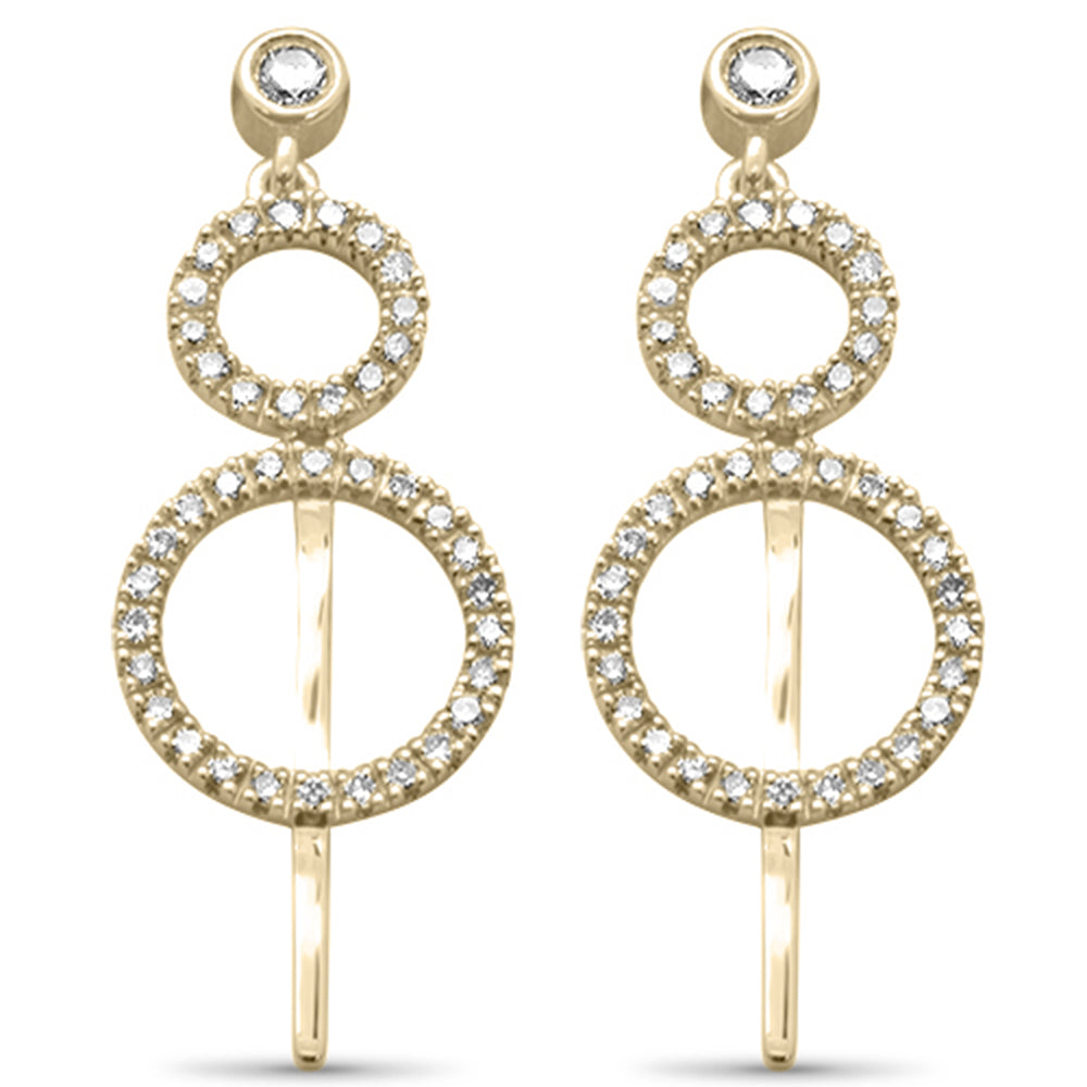 ''SPECIAL! .38ct G SI 14K Yellow GOLD Diamond Drop Dangle Earrings''