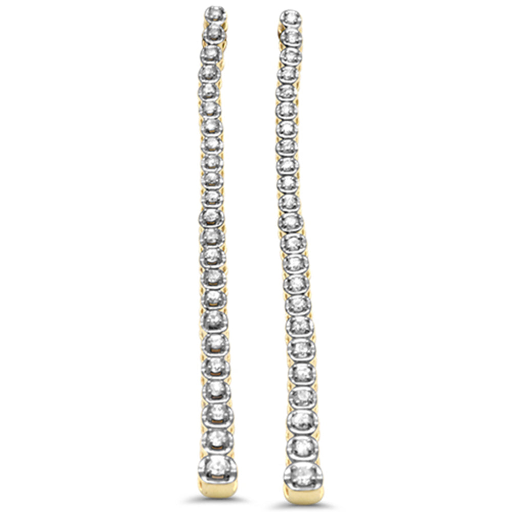 ''SPECIAL! .78ct G SI 14K Yellow Gold DIAMOND Drop Earrings''