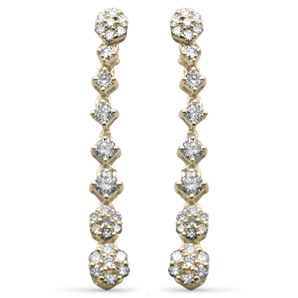 ''SPECIAL!.45ct G SI 14K Yellow Gold DIAMOND Drop Dangle Earrings''