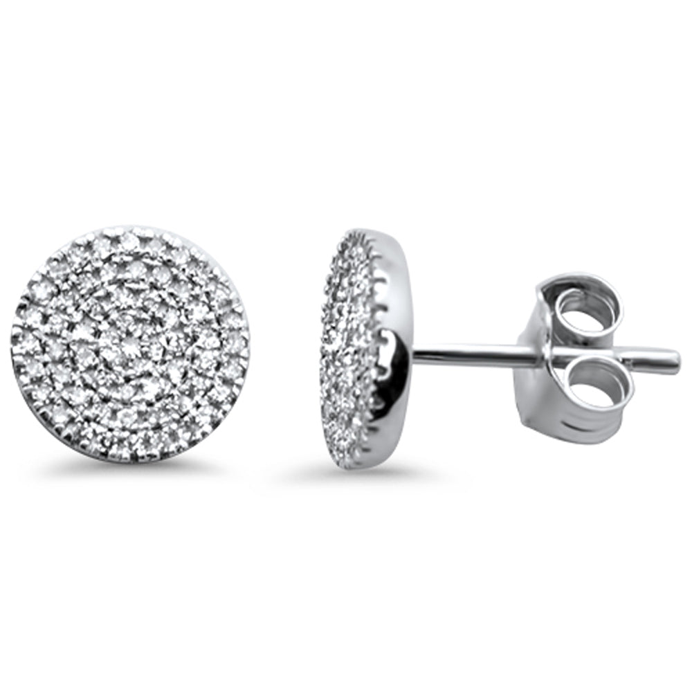 .22ct G SI 14K White Gold DIAMOND Round Shaped Earrings