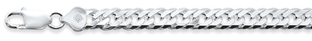 ''140 7.5MM DOUBLE Link .925 STERLING SILVER Chain 8-28'''' Available''