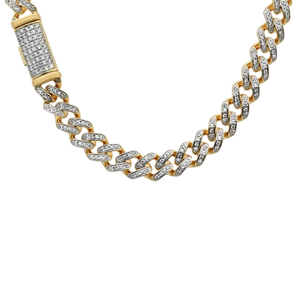 ''SPECIAL! 9MM 6.02ct 10K Yellow GOLD Diamond Miami Cuban Necklace 22''''''