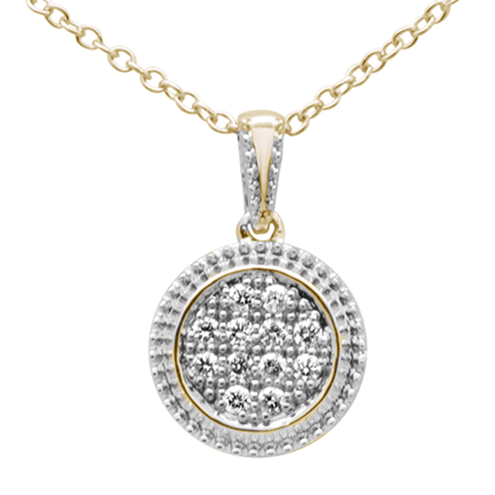 ''SPECIAL!.10ct 10K Yellow Gold Diamond Solitaire Pendant NECKLACE 18''''''