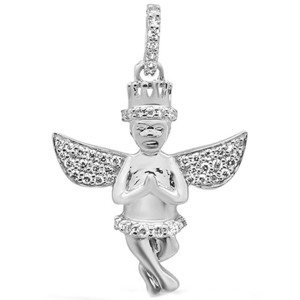 ''SPECIAL! .24ct G SI 14K White Gold Diamond Angel Diamond PENDANT''