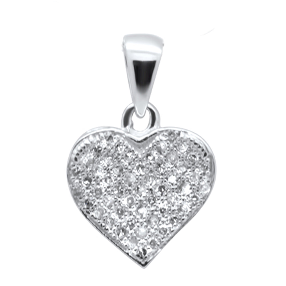 ''SPECIAL! .16ct G SI 14K White Gold Diamond Heart PENDANT''