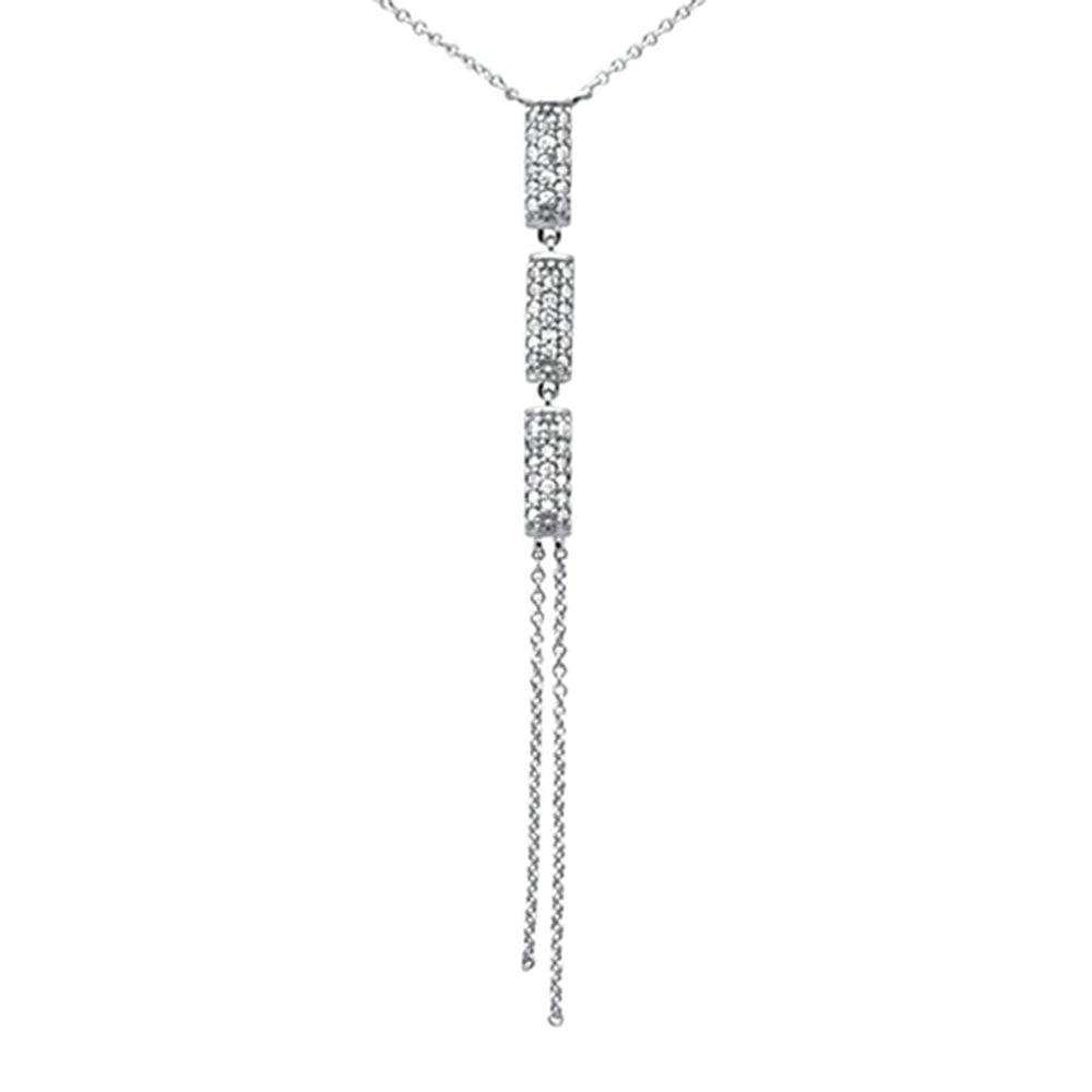 ''SPECIAL!.27ct G SI 14K White Gold Diamond Drop PENDANT Necklace 16'''' Long''