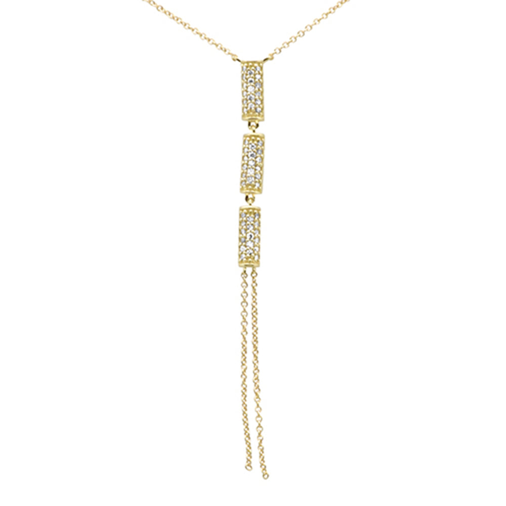 ''SPECIAL!.25ct G SI 14K Yellow Gold Diamond Drop PENDANT Necklace 16'''' Long''