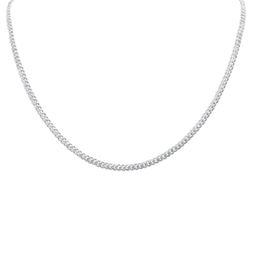 ''SPECIAL! 1.18ct G SI 14K White Gold 3MM Diamond Cuban NECKLACE 12'''' + 4'''' EXT''