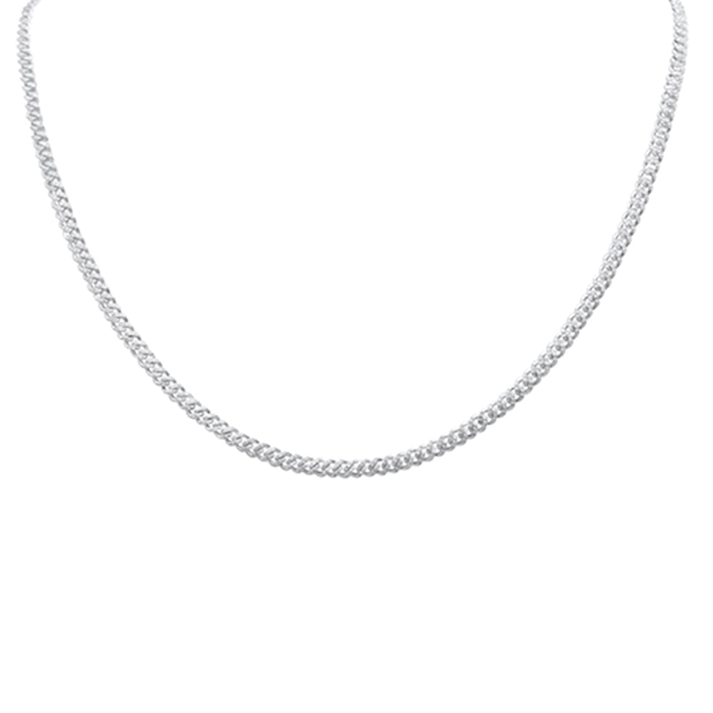 ''SPECIAL! 1.18ct G SI 14K White Gold 3MM DIAMOND Cuban Necklace 12'''' + 4'''' EXT''