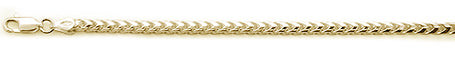 ''100-3MM Yellow Gold Plated Oval Franco .925 STERLING SILVER Chain 20-28''''''