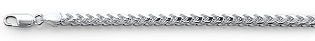 ''120-4MM Oval Franco .925 STERLING SILVER Chain 20-28''''''