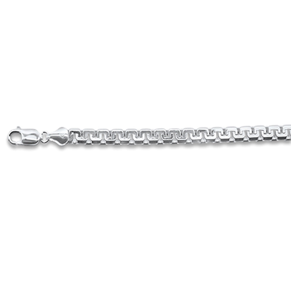 ''300 5MM Greek Box Chain .925  Solid STERLING SILVER Sizes 8-28''''''