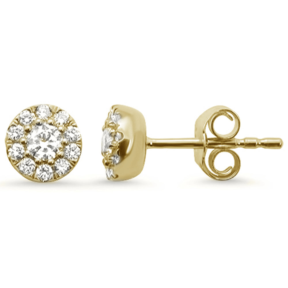 .32ct 14k Yellow Gold Elegant Diamond STUD EARRINGS