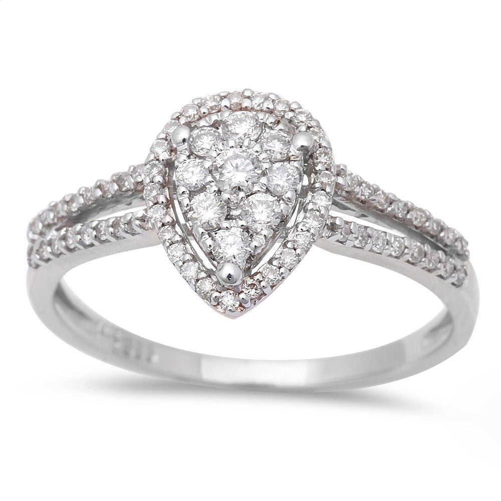 .28ct Pear Shaped DIAMOND Engagement Ring