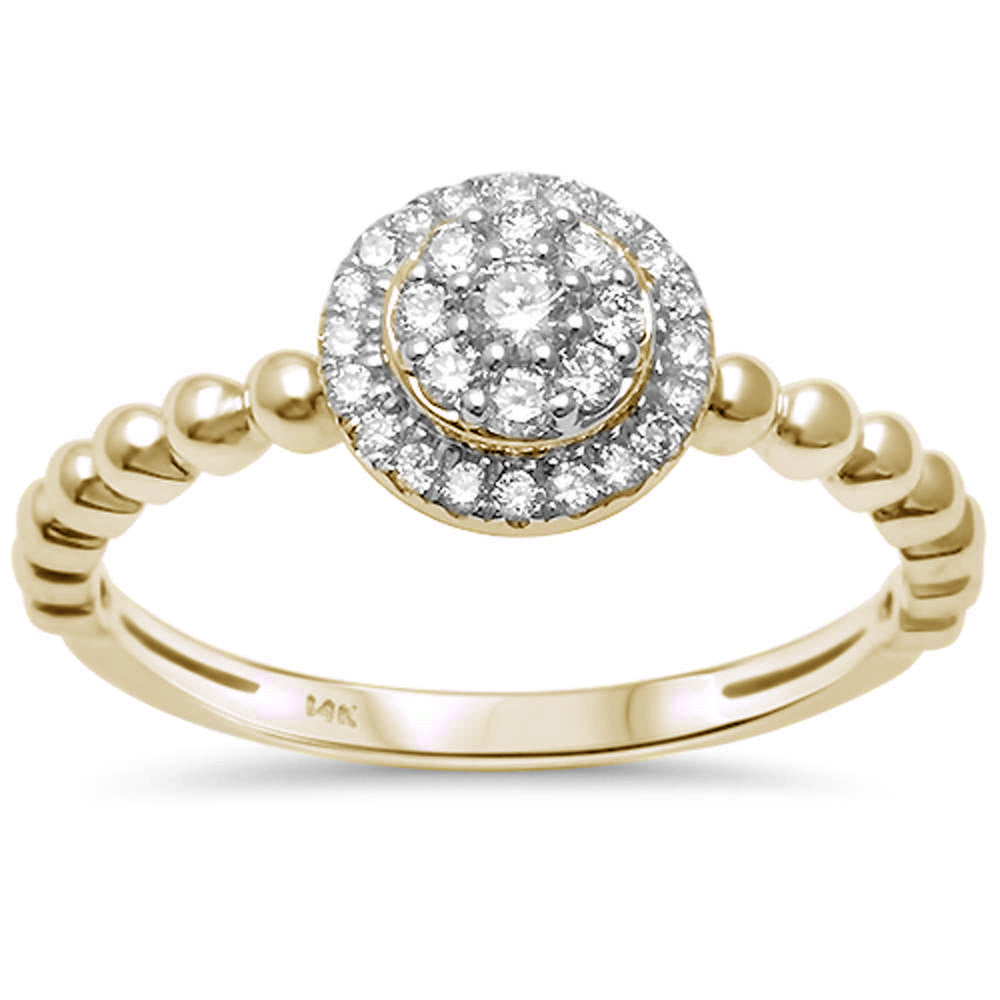 .24ct G SI 14K Yellow Gold Round DIAMOND Solitaire Engagement Ring