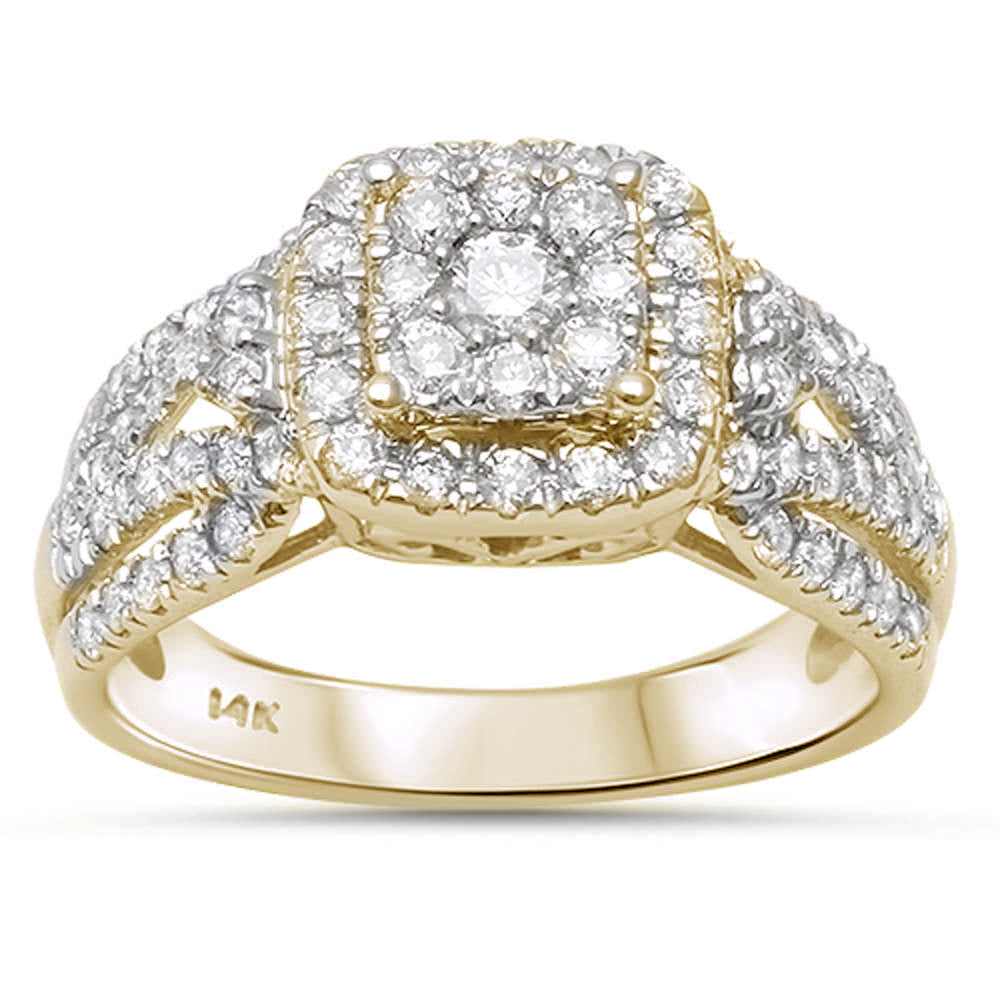 ''SPECIAL!1.01ct 14k Yellow Gold Diamond Engagement WEDDING Bridal Set Ring Size 6.5''