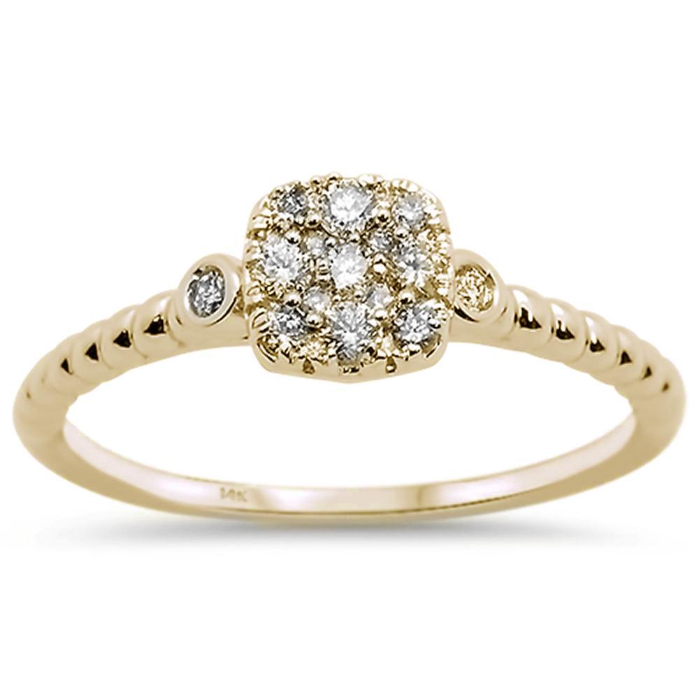 .26ct 14k Yellow Gold Diamond Solitaire Promise Engagement RING