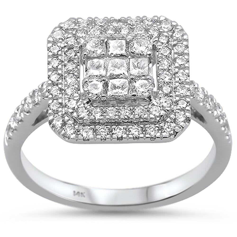 ''SPECIAL!.82cts 14k White Gold Diamond Engagement RING''