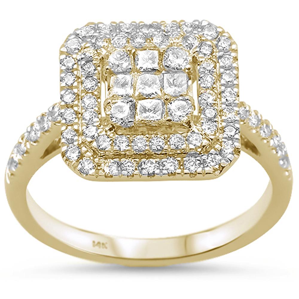 ''SPECIAL!.79cts 14k Yellow GOLD Diamond Engagement Ring''