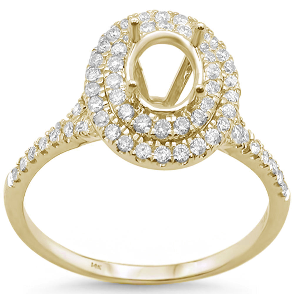 .58ct G SI 14K Yellow Gold DIAMOND Ring Size 6.5