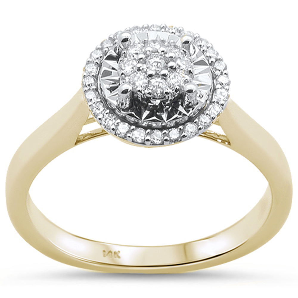 ''SPECIAL! .25ct 14KT Yellow Gold DIAMOND Engagement Ring Size 6.5''