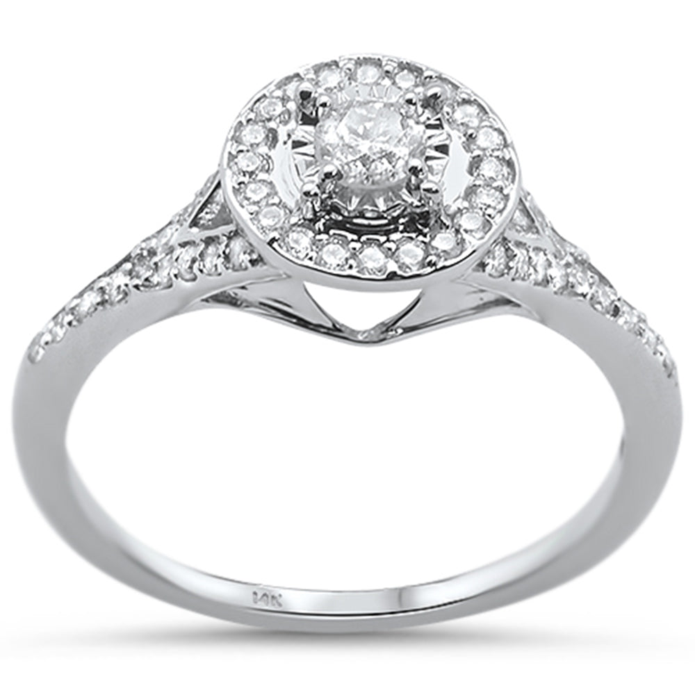 ''SPECIAL! .40ct 14KT White GOLD Diamond Engagement Ring Size 6.5''