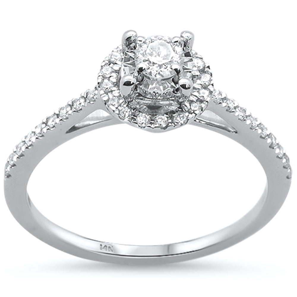 ''SPECIAL! .29ct 14KT White Gold DIAMOND Engagement Ring Size 6.5''