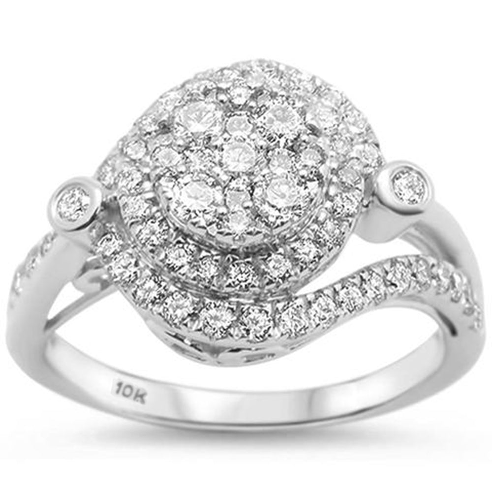 ''SPECIAL!1.02ct 10kt Round Diamond Engagement Wedding RING Size 6.5''