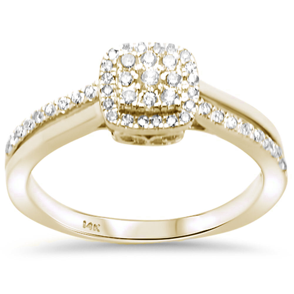 ''SPECIAL! .30ct G SI 14K Yellow Gold Diamond Engagement RING Size 6.5''